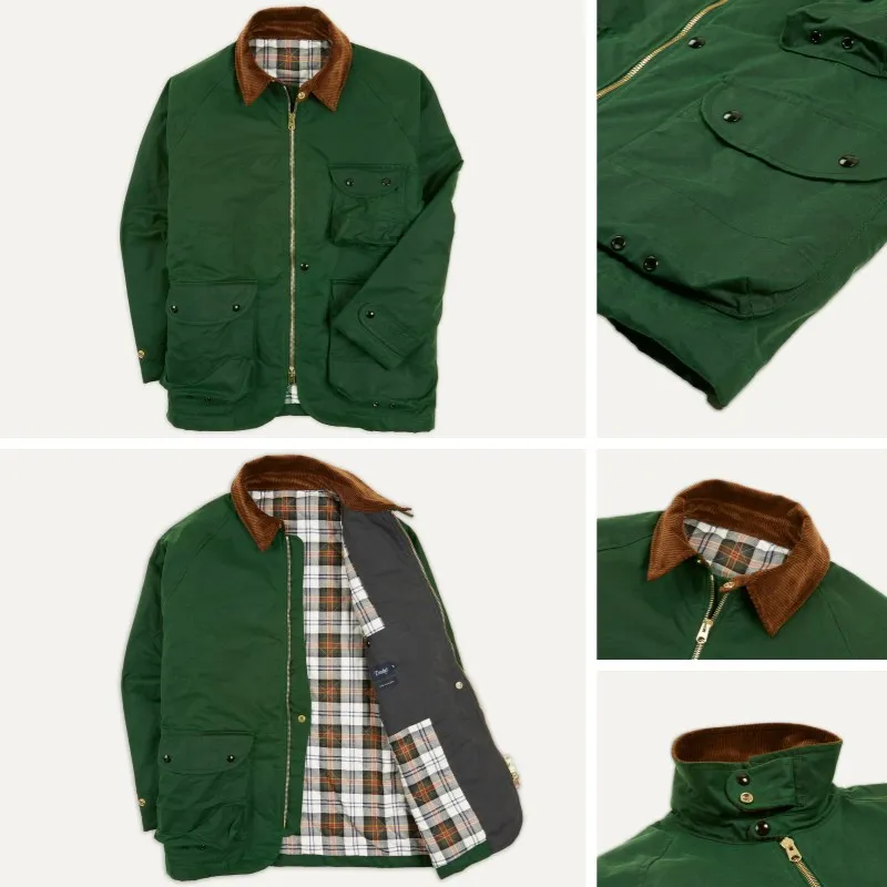 drake's waxed coverall jacket